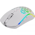 Mouse gaming Aqirys Polaris, 16000 dpi, RGB, Alb