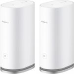 Sistem wireless Huawei Mesh Home Gateway WS8100-22, 2-Pack, Dual Band, AX3000, Alb