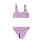Roxy costum de baie pentru copii din două piese ARUBA RG culoarea violet