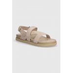 Gant sandale din piele intoarsa Mardale femei, culoarea bej, 28503594.G24
