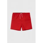 Lacoste pantaloni scurti de baie culoarea rosu