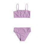 Roxy costum de baie pentru copii din două piese ARUBA RG culoarea violet