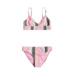 Roxy costum de baie pentru copii din două piese VERY VISTA CROP culoarea roz