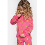 Coccodrillo bluza copii culoarea roz, modelator
