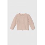 zippy cardigan din bumbac pentru bebeluși culoarea roz, light