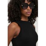 Furla ochelari de soare femei, culoarea negru, SFU712_540700