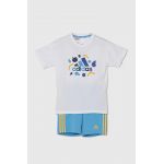 adidas set de bumbac pentru bebelusi culoarea alb