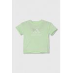 adidas tricou copii culoarea verde, modelator