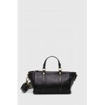 Answear Lab poseta de piele culoarea negru