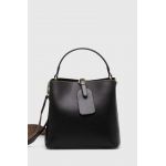 Answear Lab poseta de piele culoarea negru