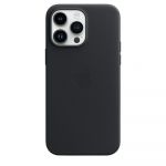 Husa de protectie Apple Leather Case with MagSafe pentru iPhone 14 Pro Max, Midnight