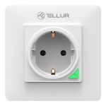 Priza de perete Tellur TLL331321, Wi-Fi, 3000 W, 16 A, Alb