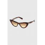 Balmain ochelari de soare femei, culoarea maro