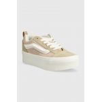 Vans tenisi din piele intoarsa Knu Stack culoarea bej, VN000CP6BSM1