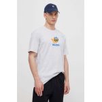 adidas Originals tricou din bumbac barbati, culoarea gri, cu imprimeu, IS2912