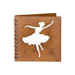 Agenda din lemn: Balerina