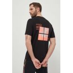 BOSS Green tricou bărbați, culoarea negru, cu imprimeu 50512990
