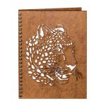 Agenda din lemn: Leopard