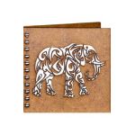 Agenda din lemn: Elefant