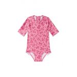 Tous costum de baie dintr-o bucată pentru bebeluși culoarea roz