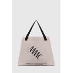 MMC STUDIO geanta de bumbac culoarea bej, LOGOBIG.BAG