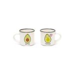 Set 2 cani Espresso: Avocado