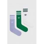 adidas Originals sosete 3-pack culoarea violet, IU2655