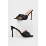 Answear Lab papuci femei, culoarea negru, cu toc cui