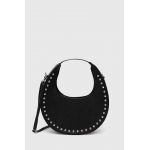 Answear Lab poseta de piele culoarea negru