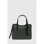Answear Lab poseta de piele culoarea verde