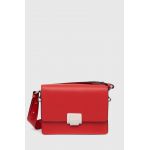 Answear Lab poseta de piele culoarea rosu