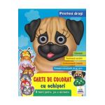 Carte de colorat cu ochisori. Prieteni dragi
