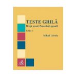 Teste grila. Drept penal. Procedura penala Ed.4 - Mihail Udroiu