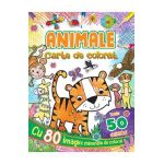 Animale. Carte de colorat cu peste 50 abtibilduri