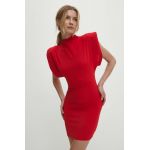 Answear Lab rochie culoarea rosu, mini, mulata