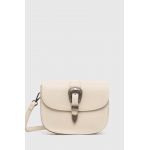 Answear Lab poseta de piele culoarea bej
