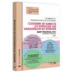 Admiterea in magistratura si in avocatura. Culegere de subiecte cu explicatii - Florin Motiu