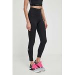 The North Face leggins sport Mountain Athletics femei, culoarea negru, cu imprimeu, NF0A87G1JK31