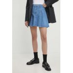 Answear Lab fusta jeans mini, evazati
