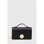 Answear Lab poseta de piele culoarea negru