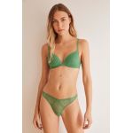 women'secret tanga SPRING HELANKAS culoarea verde, 4987304