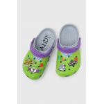 Crocs slapi copii TOY STORY BUZZ CLASSIC CLOG culoarea verde