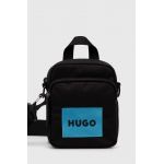 HUGO borsetă culoarea negru, 50516606