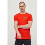 Fjallraven tricou 1960 Logo T-shirt barbati, culoarea portocaliu, cu imprimeu, F87313