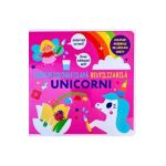 Carte de colorat cu apa. Reutilizabila: Unicorni