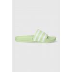adidas Originals papuci Adilette femei, culoarea verde, IE3048