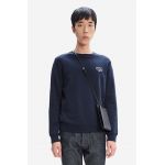 A.P.C. hanorac de bumbac Sweat Rider bărbați, culoarea bleumarin, uni COEZD.H27699-MARINE