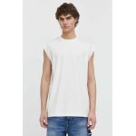 Karl Kani tricou din bumbac barbati, culoarea bej