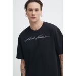 Karl Kani tricou din bumbac barbati, culoarea negru, cu imprimeu