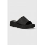 Answear Lab papuci femei, culoarea negru, cu platforma